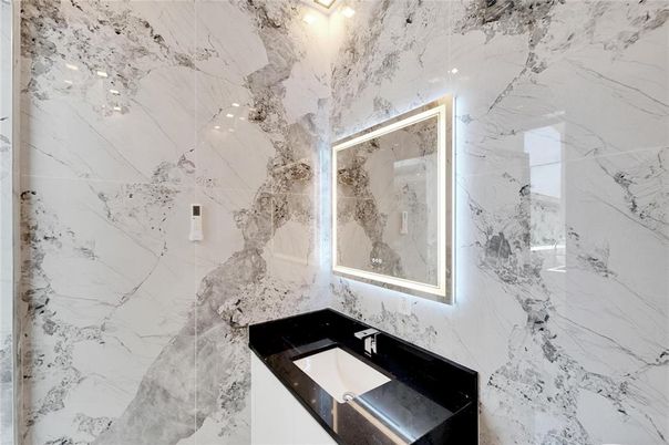 Bathroom, Interior, Marble Walls