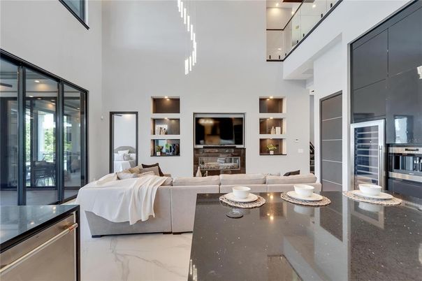 Interior, Living room, Marble