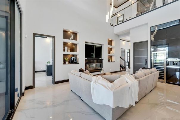 Fireplace, Interior, Living room, Marble
