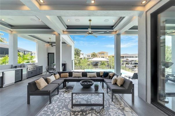 Interior, Living room, Recessed Lighting