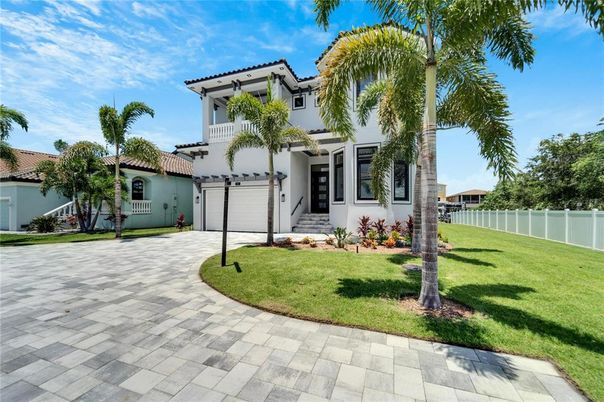 Attached, Backyard, Exterior, Facade, Mediterranean