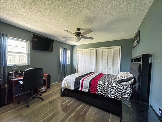 Bedroom, Home Office, Interior, Wood Texture Flooring