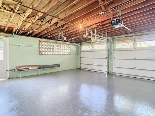 Garage, Interior, Wooden Beams, Wooden Ceilings