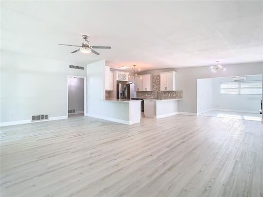 Empty room, Interior, Kitchen, Wood Texture Flooring