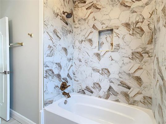 Bathroom, Interior, Marble Walls