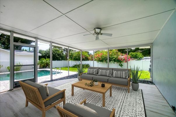Interior, Living room, Sun Room, Wood Texture Flooring