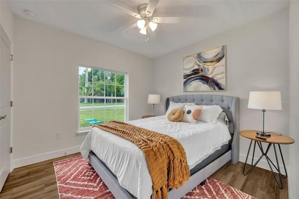 Bedroom, Interior, Wood Texture Flooring