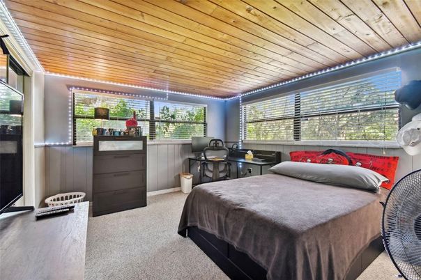 Bedroom, Interior, Wooden Ceilings