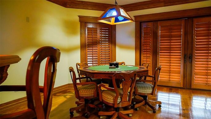 Game Room, Interior, Wood Texture Flooring