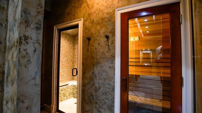 Interior, Recessed Lighting, Sauna Room