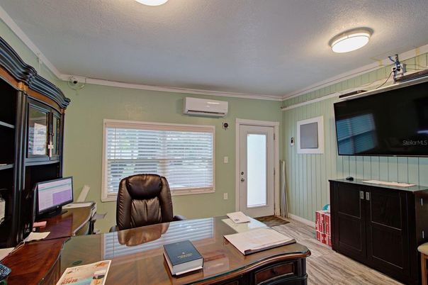 Home Office, Interior, Wood Texture Flooring