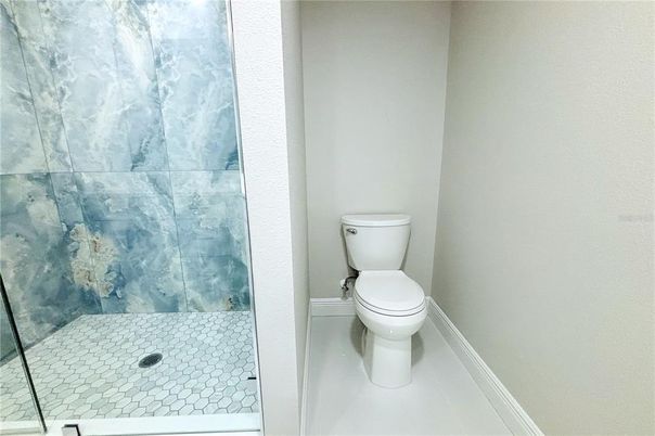 Bathroom, Glass Shower, Interior