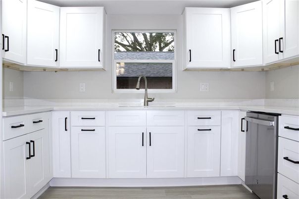 Interior, Kitchen, Wood Texture Flooring