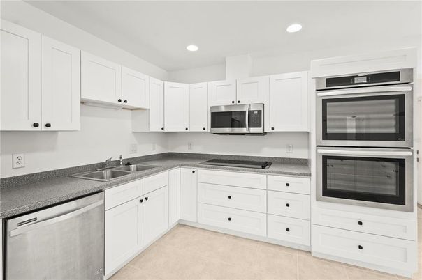 Interior, Kitchen, Recessed Lighting, Stainless Steel Appliances