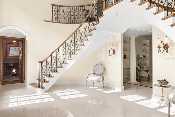 Fireplace, Interior, Recessed Lighting