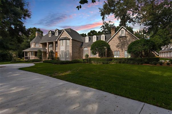 Backyard, Exterior, Facade, Brick Facade, French Provincial