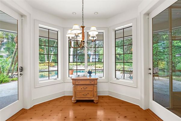 Chandelier, Interior, Recessed Lighting, Wood Texture Flooring