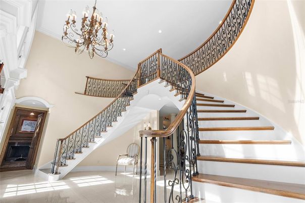 Chandelier, Interior, Recessed Lighting