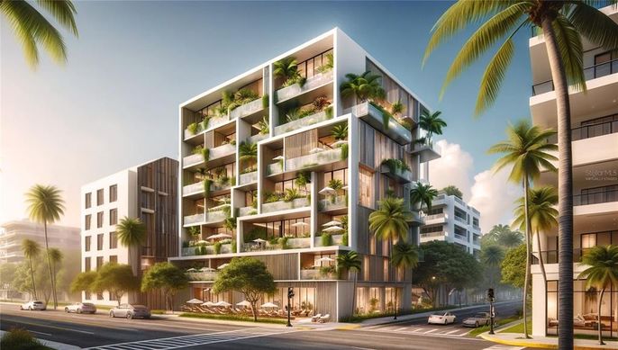 Exterior, Facade, Condo Building