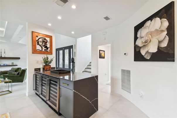 Interior, Kitchen, Living room, Recessed Lighting