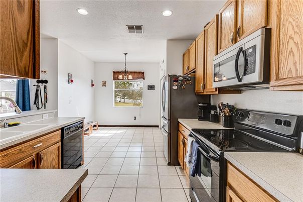 Interior, Kitchen, Pendant Lights, Recessed Lighting
