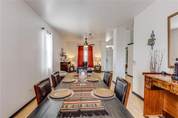 Dining room, Interior, Wood Texture Flooring