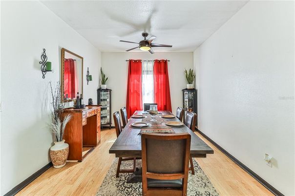 Dining room, Interior, Wood Texture Flooring