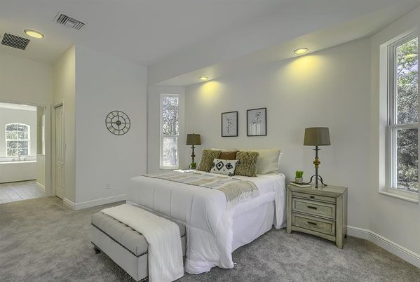 Bedroom, Interior, Recessed Lighting