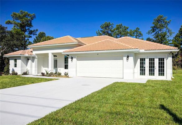 Attached, Backyard, Exterior, Facade, Mediterranean