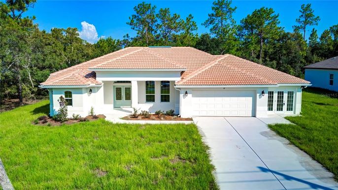 Attached, Backyard, Exterior, Facade, Mediterranean