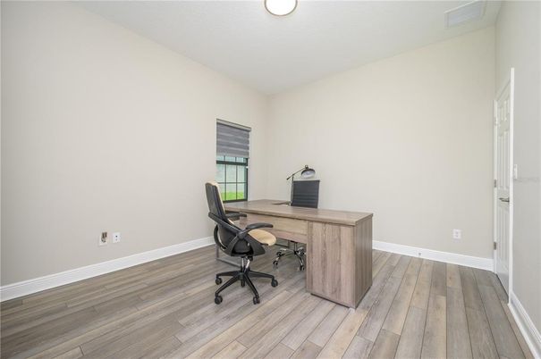 Home Office, Interior, Wood Texture Flooring