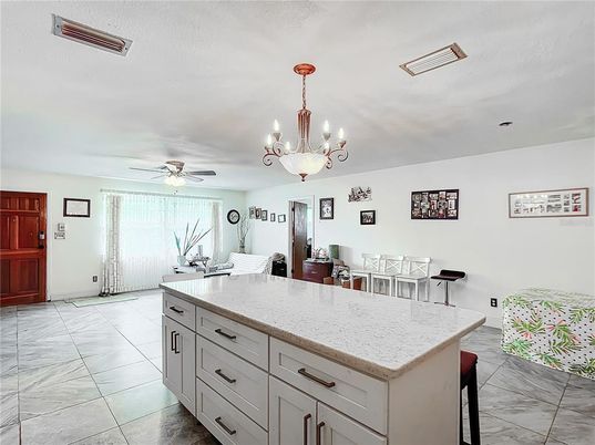 Chandelier, Dining room, Interior, Kitchen, Marble
