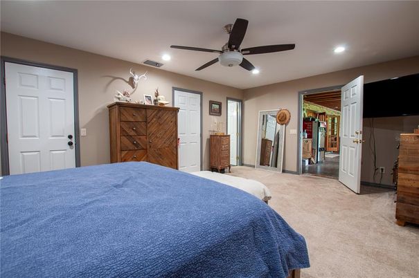 Bedroom, Interior, Recessed Lighting