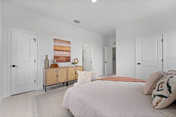 Bedroom, Interior, Recessed Lighting