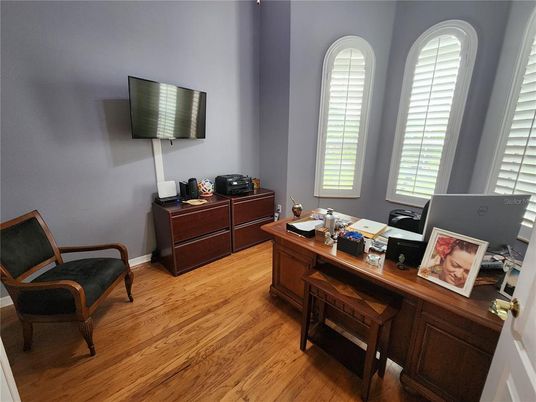 Home Office, Interior, Wood Texture Flooring
