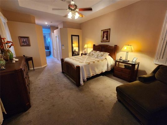 Bedroom, Interior, Recessed Lighting