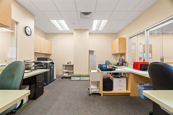 Home Office, Interior, Recessed Lighting