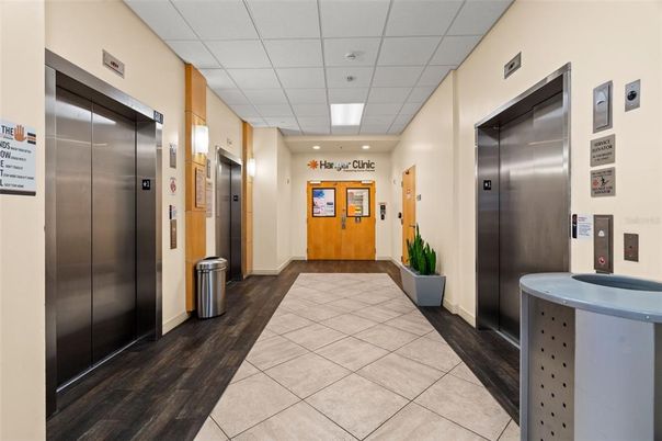 Elevator, Interior, Recessed Lighting