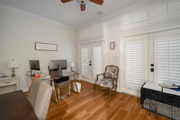 Home Office, Interior, Wood Texture Flooring