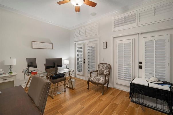 Home Office, Interior, Wood Texture Flooring
