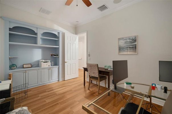 Home Office, Interior, Wood Texture Flooring
