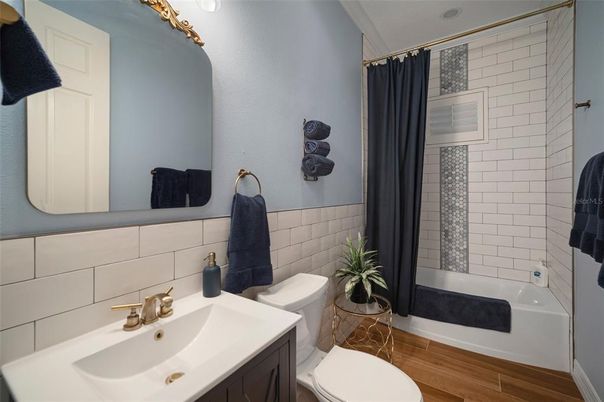 Bathroom, Interior, Wood Texture Flooring