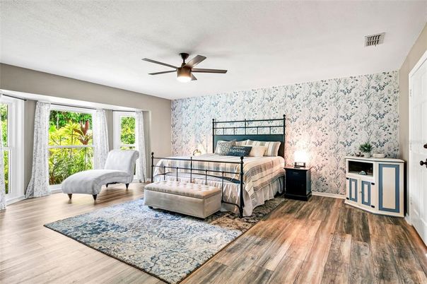 Bedroom, Interior, Wood Texture Flooring