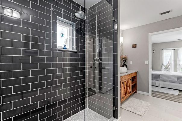 Bathroom, Glass Shower, Interior