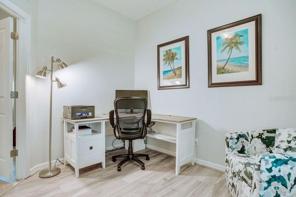 Home Office, Interior, Wood Texture Flooring