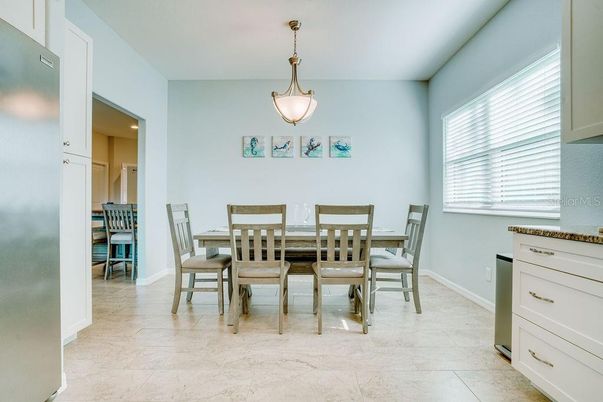 Dining room, Interior, Pendant Lights