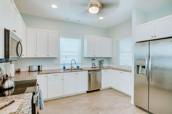 Interior, Kitchen, Recessed Lighting, Stainless Steel Appliances