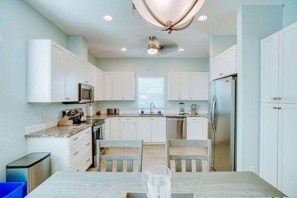 Interior, Kitchen, Recessed Lighting, Stainless Steel Appliances