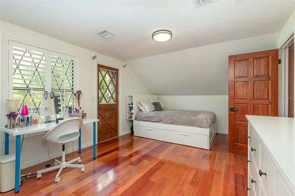 Bedroom, Home Office, Interior, Wood Texture Flooring