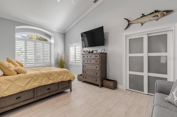 Bedroom, Interior, Wood Texture Flooring